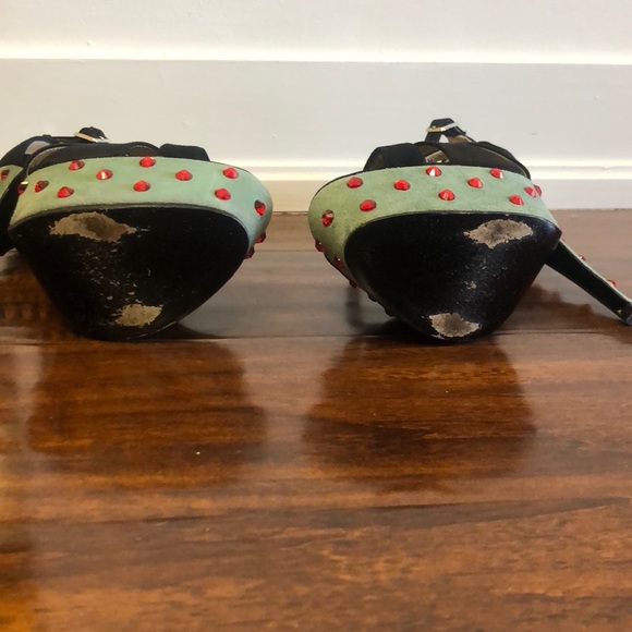 John Richmond red jewel platform high heel - Picture 2 of 3